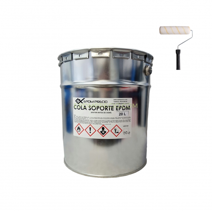 Cola de soporte EPDM 20L + rodillo