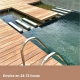 Piscina ecológica epdm negra 1,20mm a medida 4