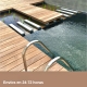 Piscina ecológica epdm negra 1,52mm a medida 3