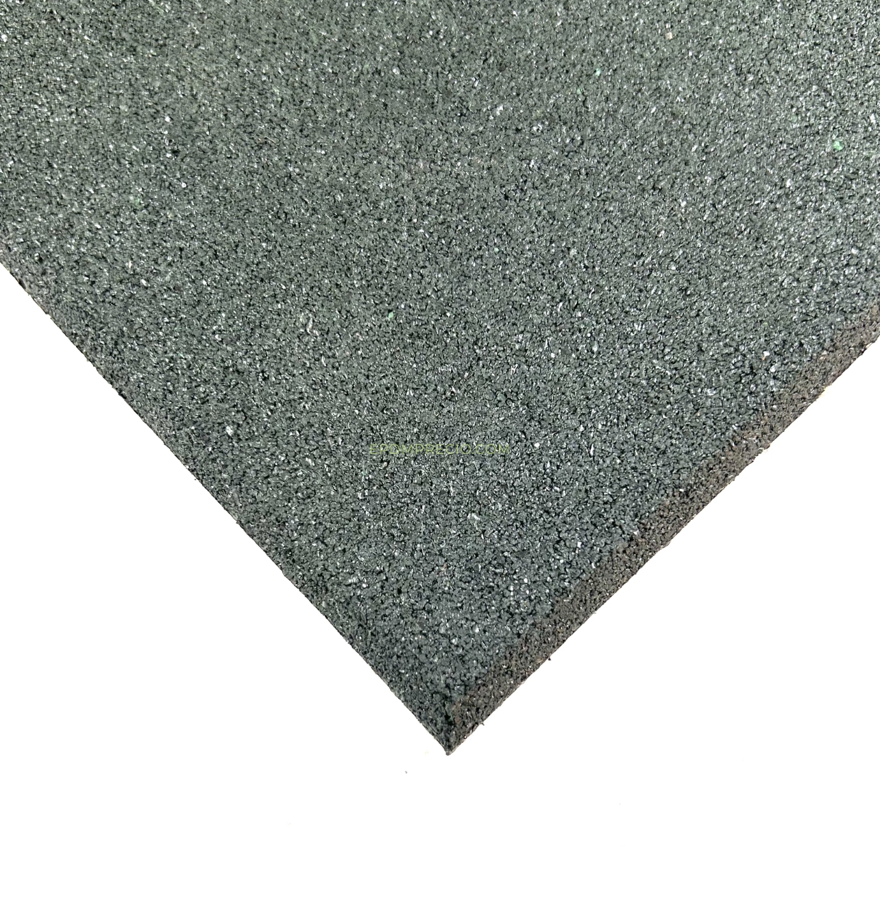 Loseta caucho maciza gimnasio 1000x1000x15mm verde